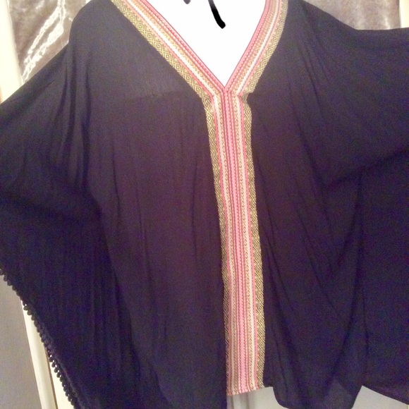 🔻Forever 21⚫️Size M🔻Shawl shirt - Picture 2 of 5